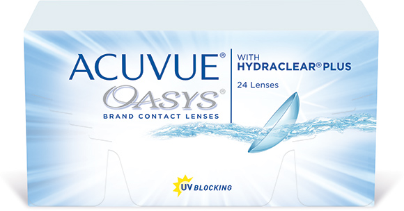 ACUVUE® OASYS with HYDRACLEAR® PLUS 24-pack